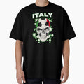 Soccer Italy Italian Soccer Player Skull Flag by anziehend