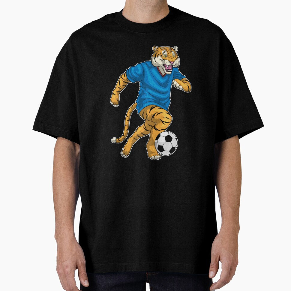 Tiger Soccer player Soccer by Snabdesign84