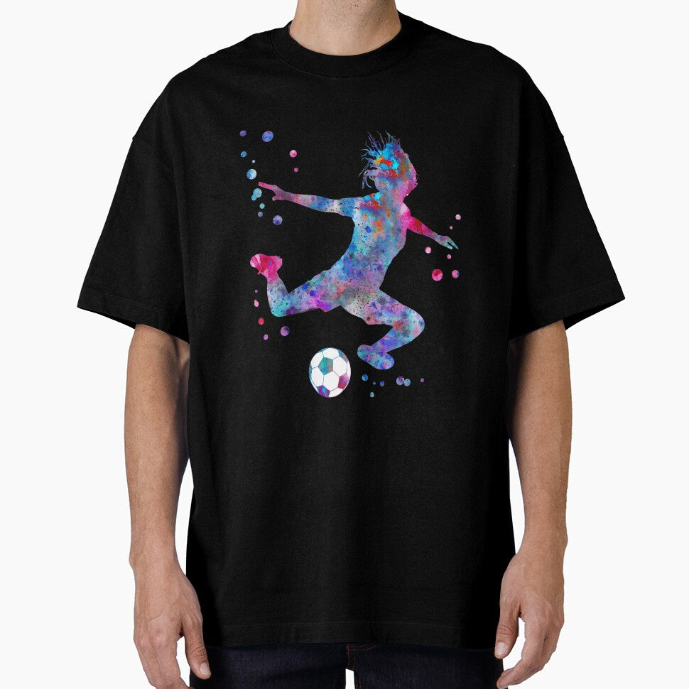 Female Soccer Player by Rosaliartbook