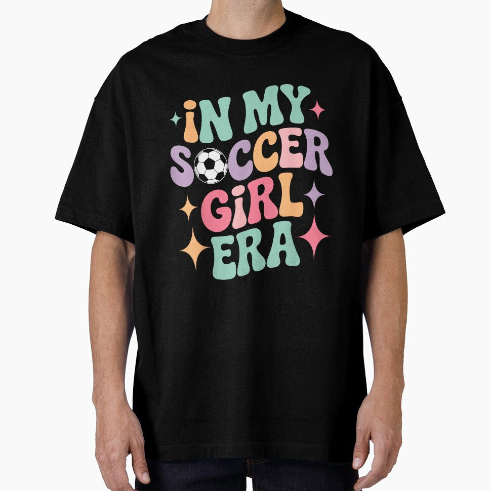 in My Soccer Girl Era Groovy Tee Football Girls Player Fan by HazelWCagle