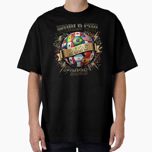 2026 World Cup Soccer Ball Flags - Global Football Championship Celebration Classic T-Shirt by ‘Nothing Scares Me’ Store