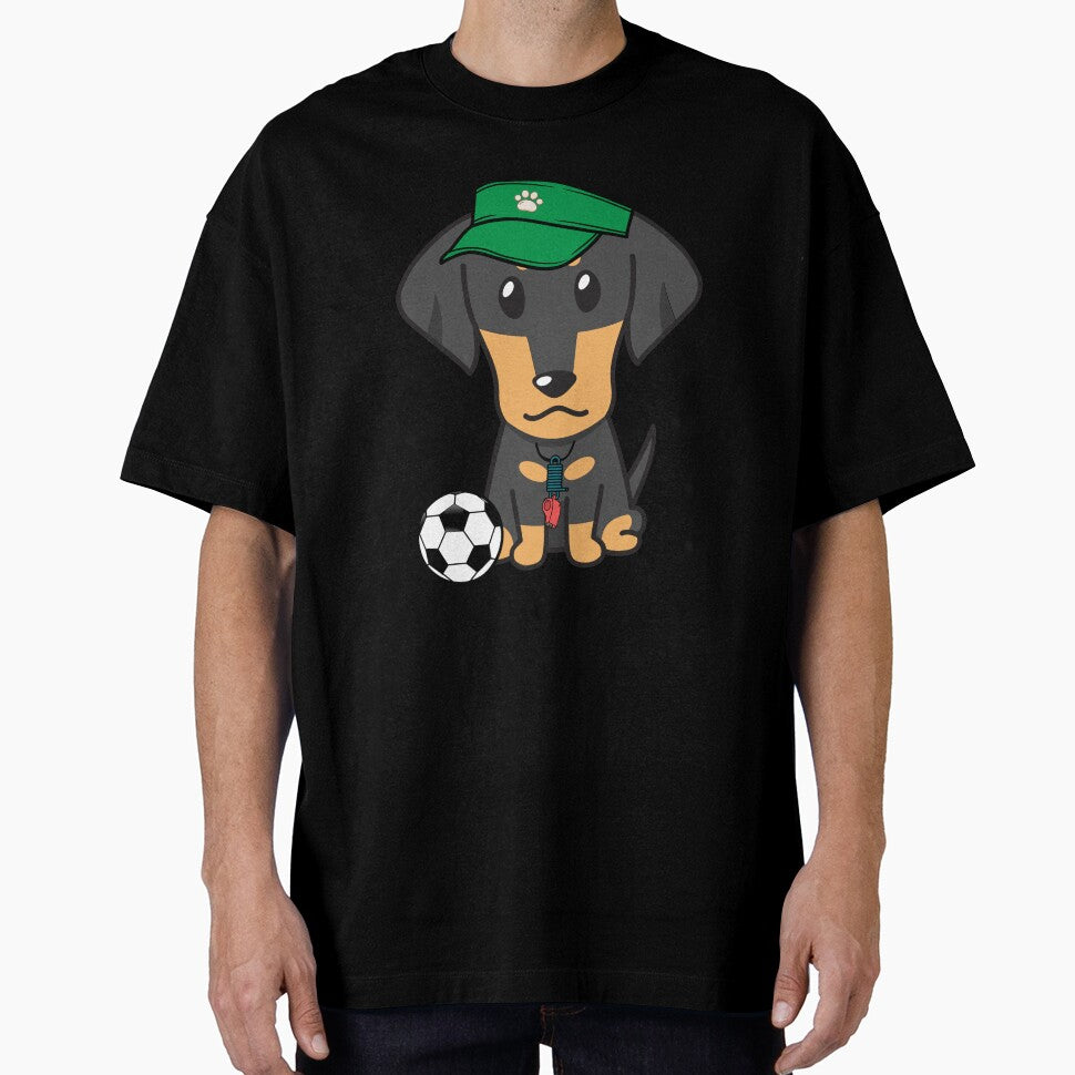 Soccer Player Dachshund by Pet Station