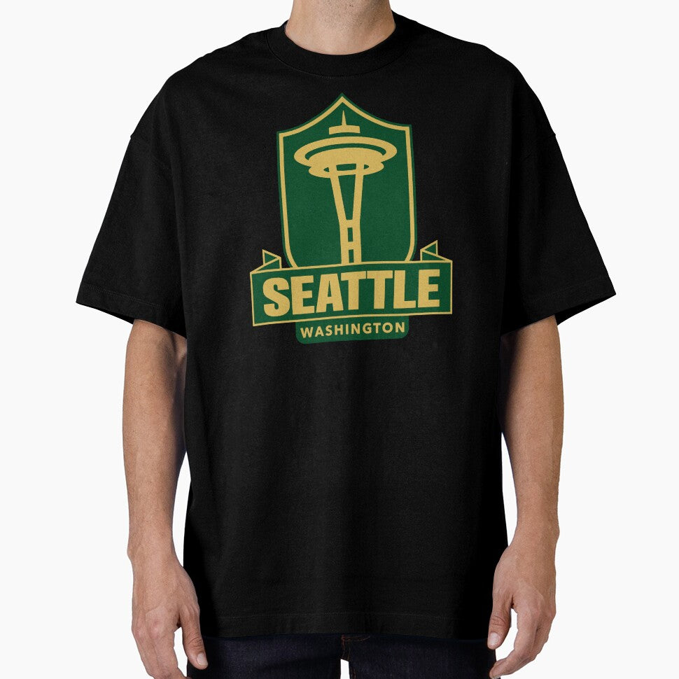 Seattle space needle gold by VRedBaller