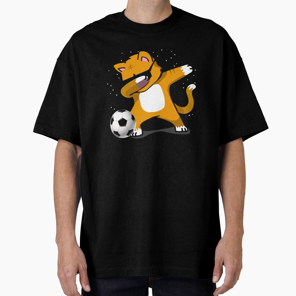 Cat Shirt - Funny Soccer Dabbing Cat tShirt Gift by chihai