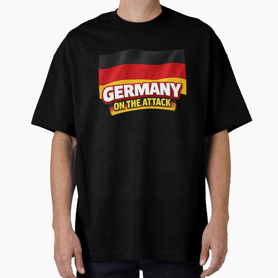 Germany On The Attack Football Fan Design by OfficeFighter