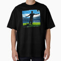 Argentina Soccer Player Silhouette — Argentine Flag Football Fan by icemanphotos