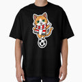 Cute Anime Soccer Cat Wearing Football Fan Scarf by ArtDreamClub