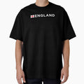 England with Small Flag (White Text on Red) by STUDIO-72