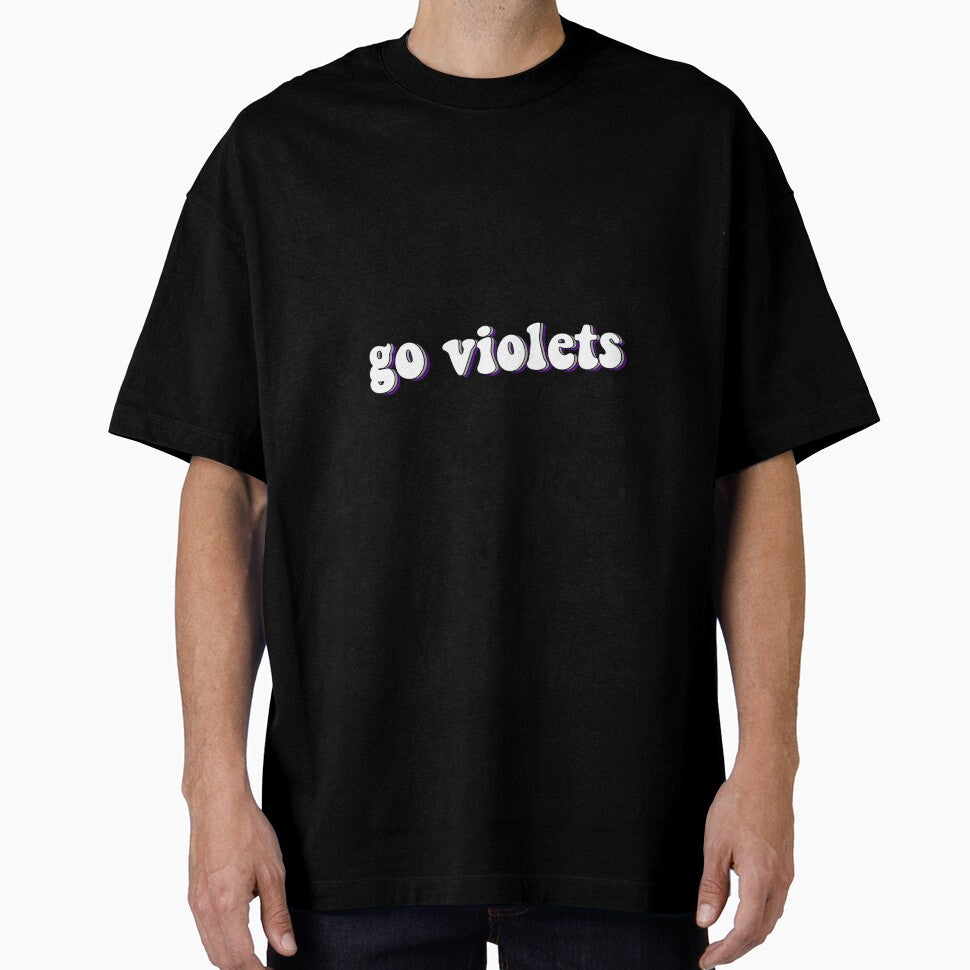 White Triple "Go Violets" by Maggie S