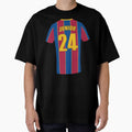 Barcelona football jersey number 24 by Justtrendytees