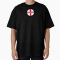 England Flag Roundel with Text (On Blue) by STUDIO-72