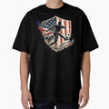 American Flag Soccer Player Gift by Corvoria