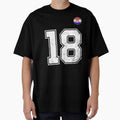 Croatia Soccer Number 18 Vintage Sports Fan by KristenosNehk