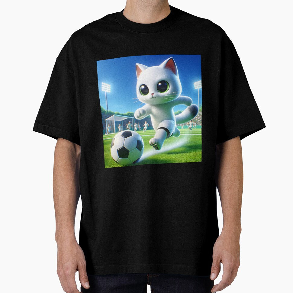 Soccer cat by ShironekoStudio