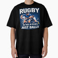 Rugby No Pads No Helmets Just balls by AlphaTeez