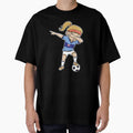 Dabbing Soccer Player Funny Australia Fan T-Shirt girl by Pummli