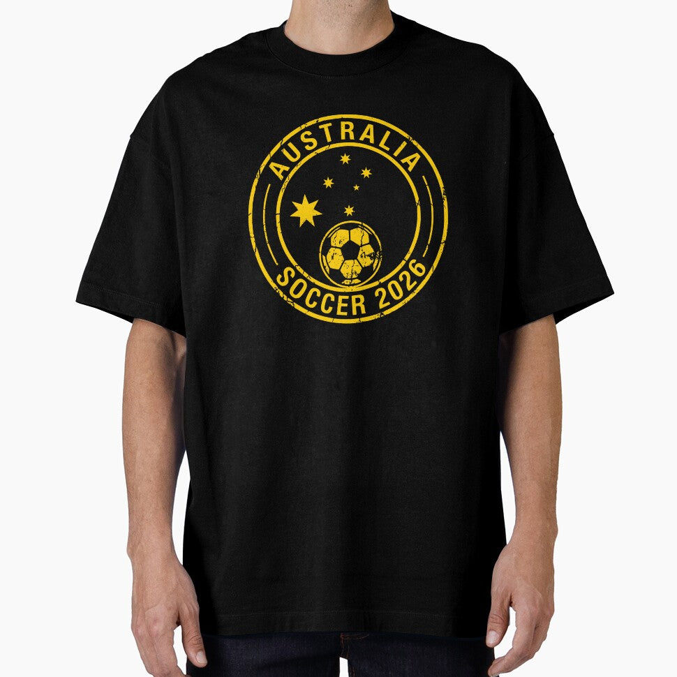Vintage Australia Soccer 2026 Stars Fan Badge by Imaginationbeyond