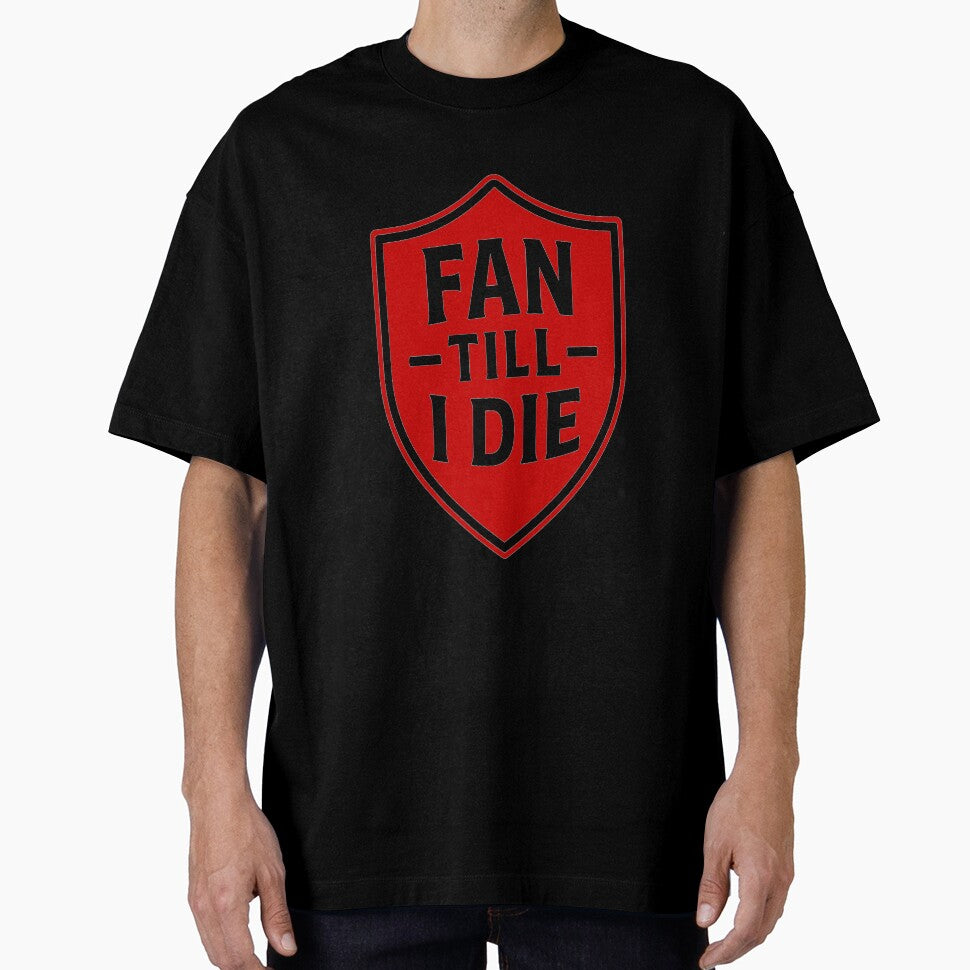 Fan Till I Die – Red Bold Emblem by Ammarou