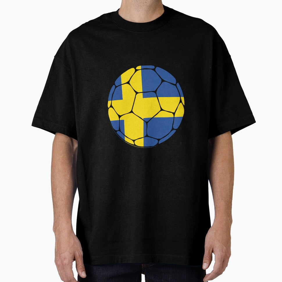 Sweden Flag Soccer Ball by ehgraphics15