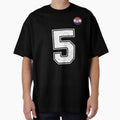 Croatia Soccer Number 5 Vintage Sports Fan by KristenosNehk