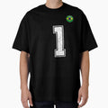Number 1 Brazil Futbol Football Brazilian soccer Flag Jersey by RoyesButler