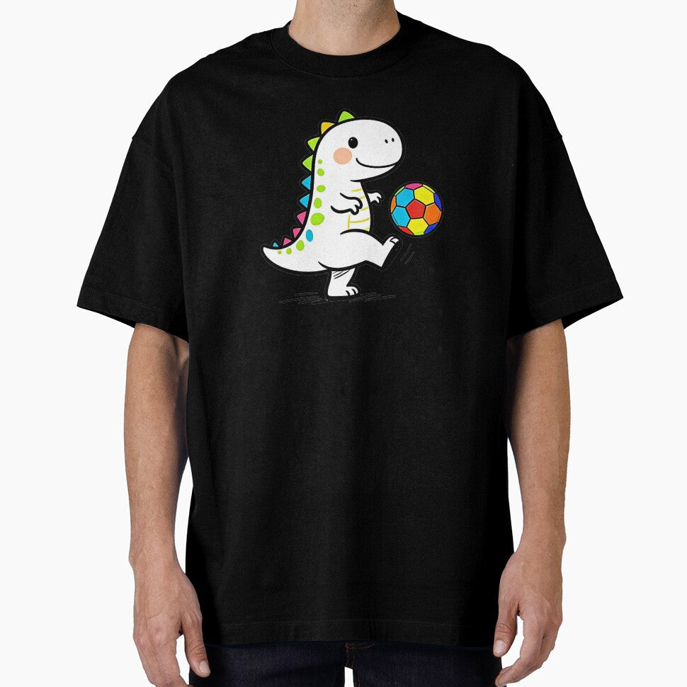Cute Dinosaur Playing Soccer | Kids Sports Cartoon by PrintStichCo