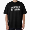 The Pitch Is My Therapy — Funny Football Fan T-Shirt by The96Minutes