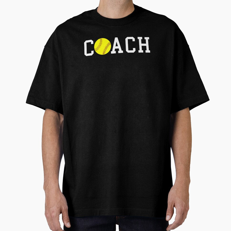 Coach Fast-pitch Softball Gift Idea print by nikkidawn74