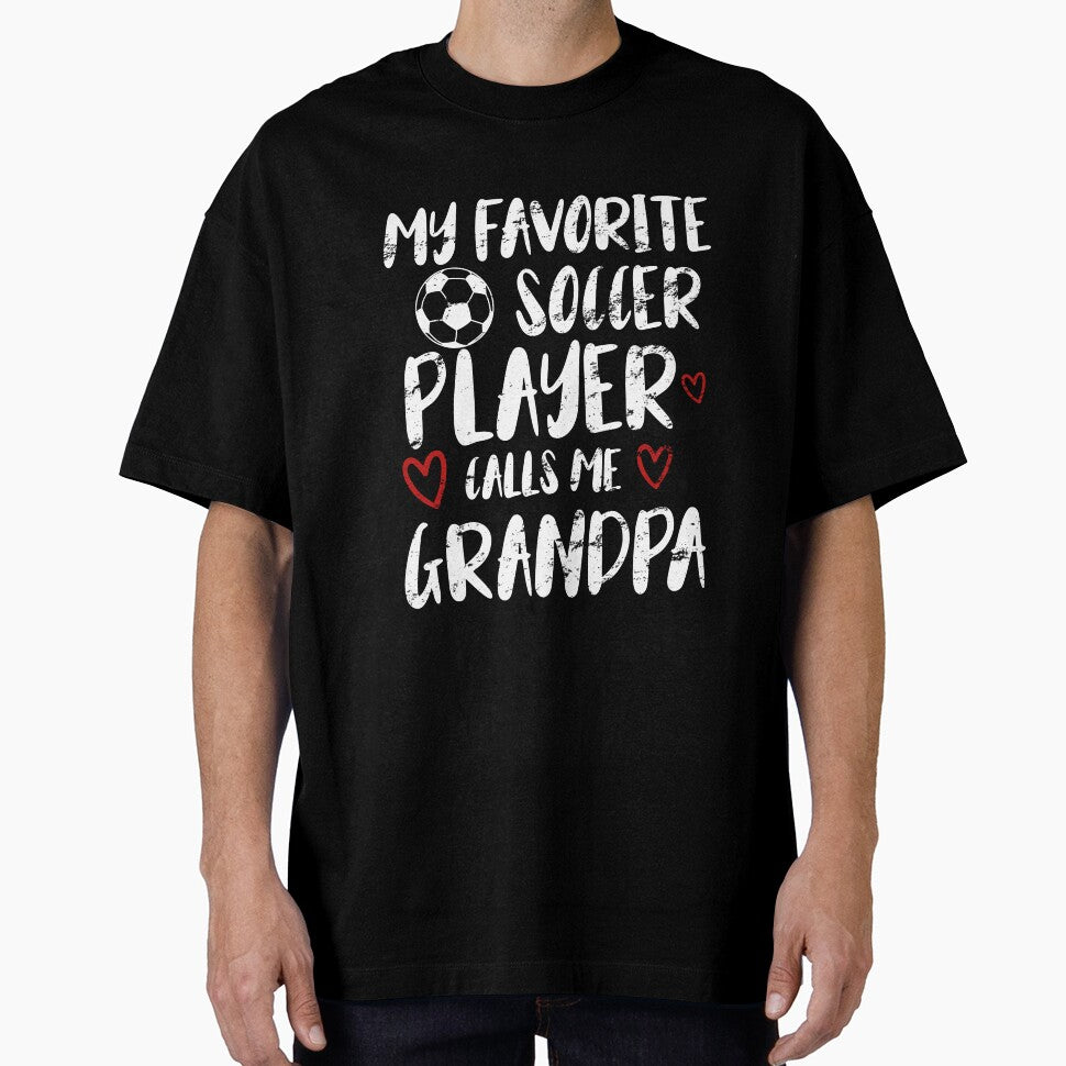 Copy of my favorite soccer player call me grandpa, funny gift idea for grandpa football lovers by KHELISTORE