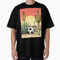 Soccer Desert Oasis - Mexico 2026 Inspired Vintage Art by HappySproutArt