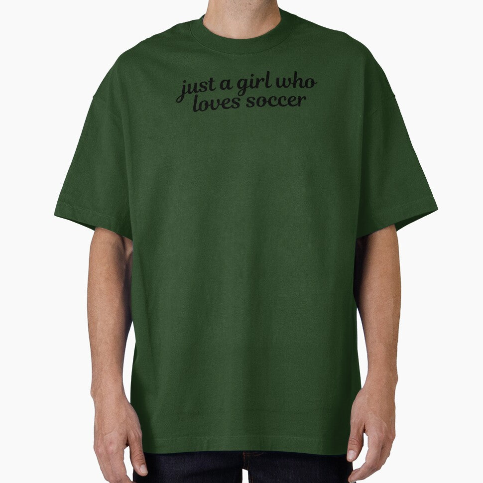 Just A Girl Who Loves Soccer Lover Sports Lover by CCKimShop