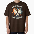 PLAY HARD. WIN TOGETHER. – Cute Penguins Soccer Friendship Mascot Illustration by  Artistry in Motion by MADsrecreation