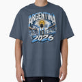 Argentina 2026 Football World Cup Champions Dream | Albiceleste Fan Shirt by rushaib