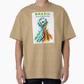 Brazil 2026 World Cup Champion Watercolor Football Art by EMC Store