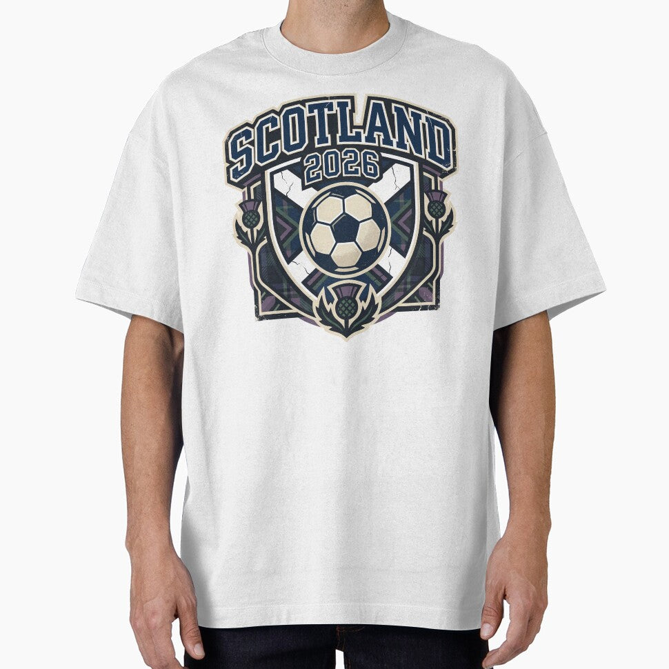 Scotland 2026 Retro Football Fan Crest by Saq2000