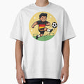 Cute Soccer player Icon | Red  Yellow Black Football Jersey by Shape Snip Studio