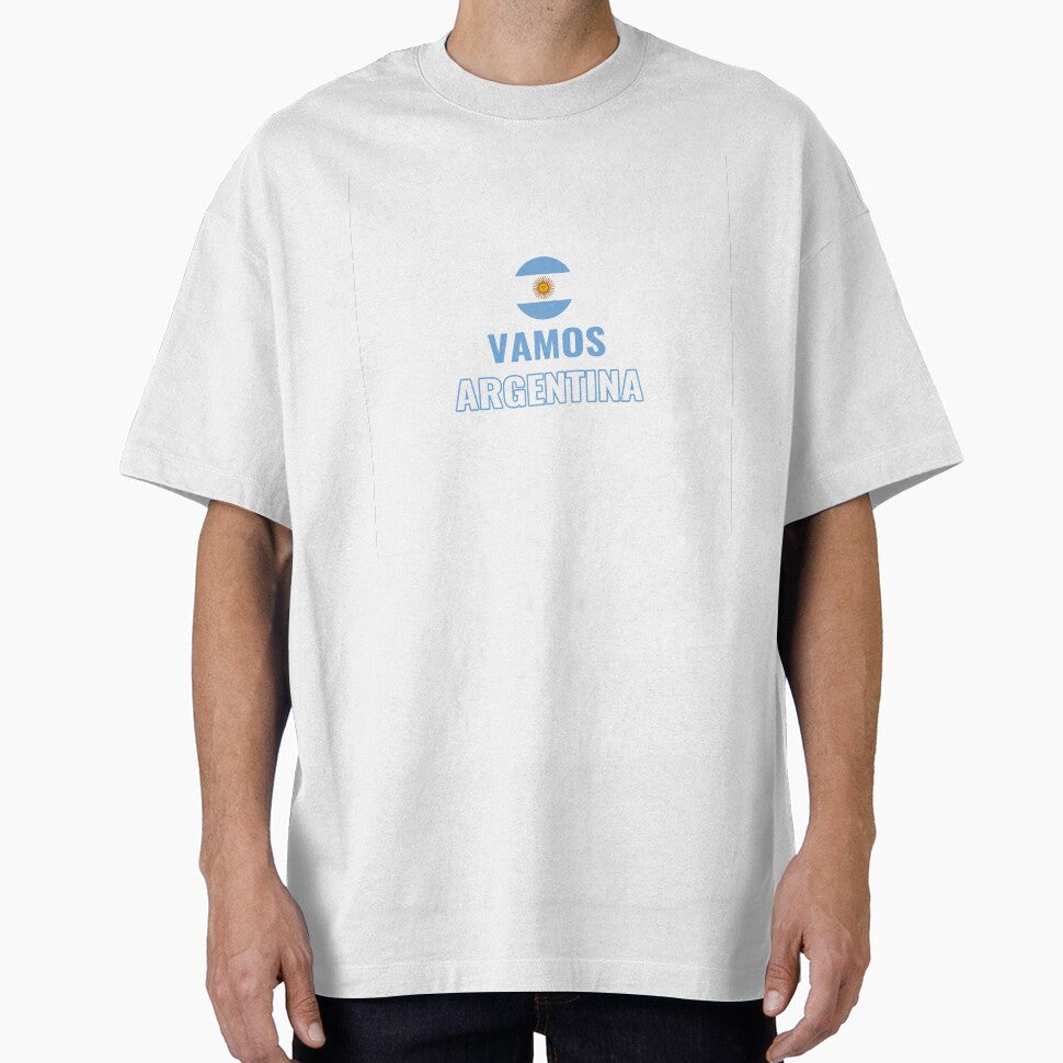 VAMOS ARGENTINA – Argentine Flag Fan Tee | Uncle Jichuan by Uncle-Jichuan