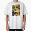 Brasil retro illustration poster /Brazil football national club by Nexus Space