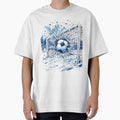 Frozen Strike - Winter Soccer Goal in the Icy Wilderness by HappySproutArt