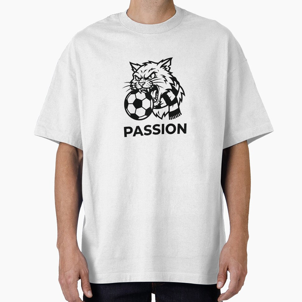 Funny Football Cat Ultras Scarf Hooligan Shirt by Mr-wow