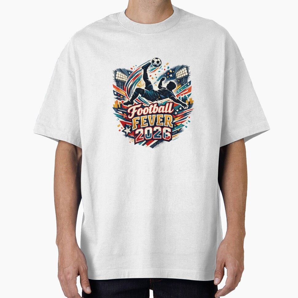 Retro Football Fever 2026 | Vintage Soccer Fan Streetwear T-Shirt by amol9999