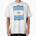 Argentina Soccer Field Flag. by EunsooLee