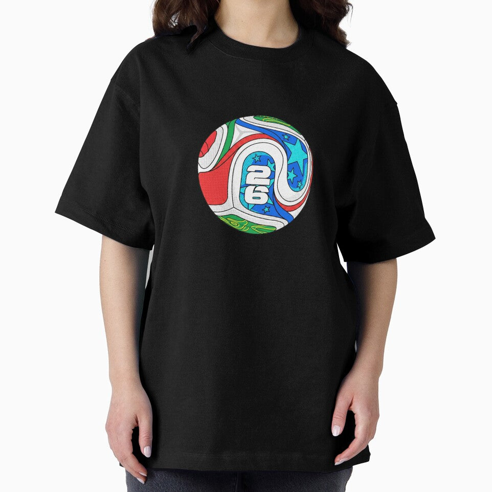 Pop Art Comic Graphic Twenty Six Retro Star Soccer Ball Emblem by Terry Bain