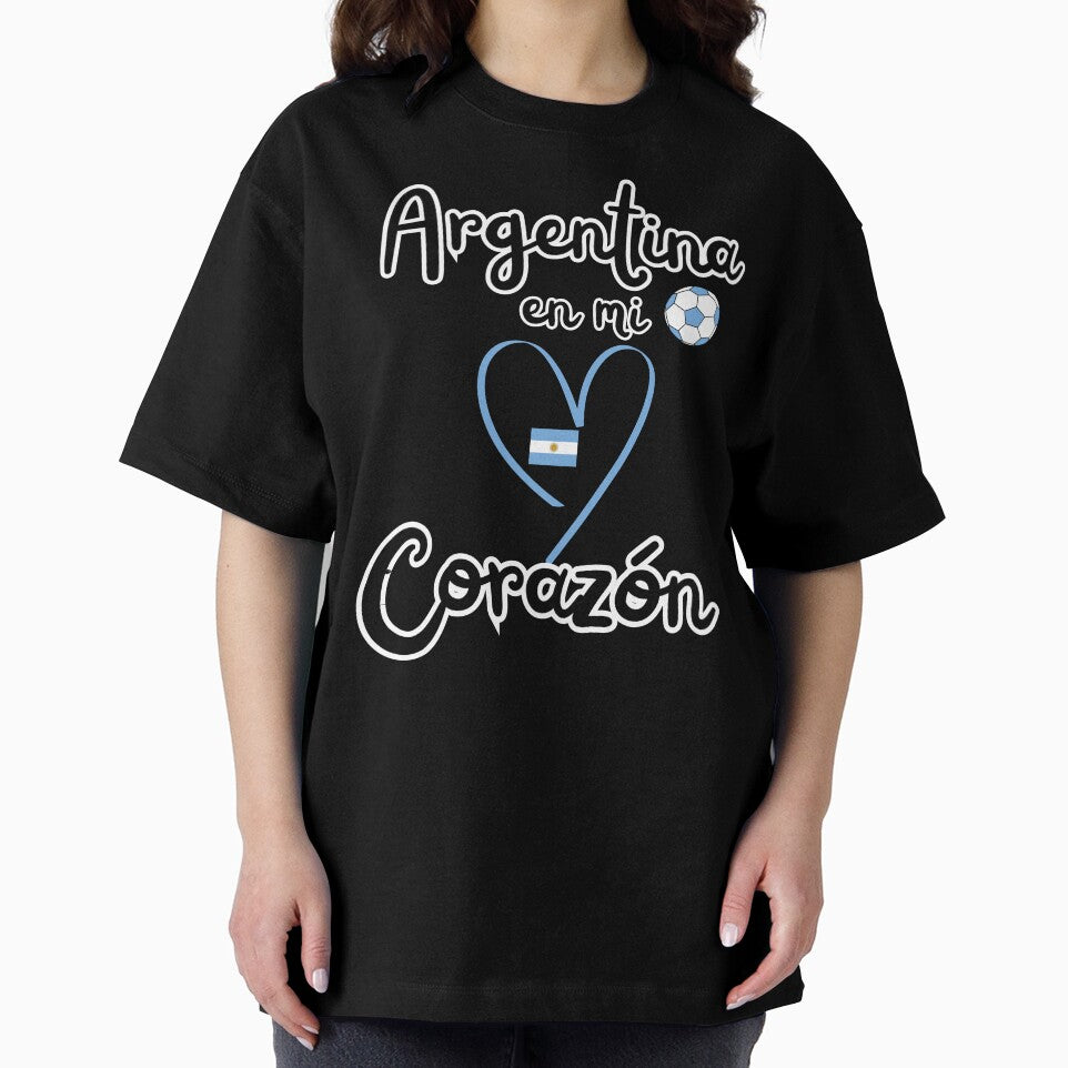 Argentina in my heart soccer fan design by Tienda-Vane