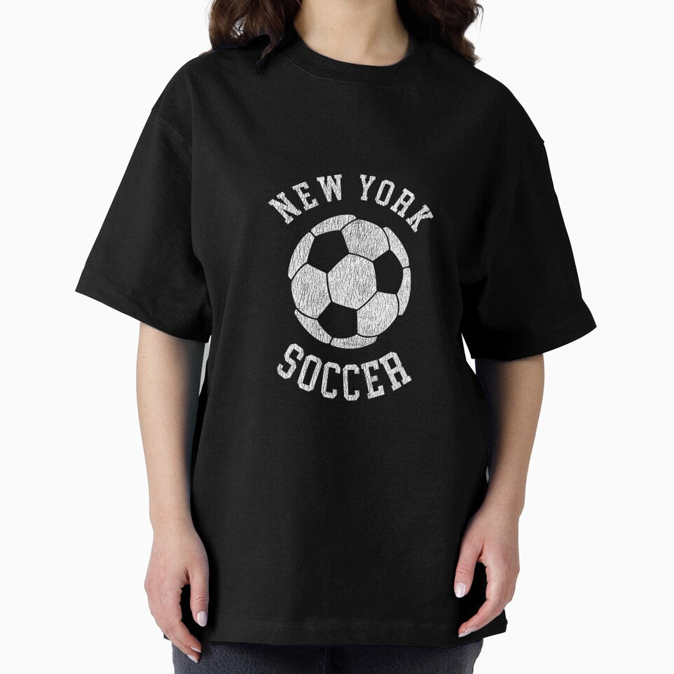 New York Soccer Retro Distressed 90's Vintage by MollyLYork