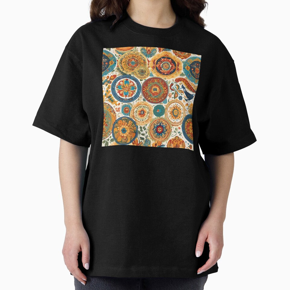 Unique circular art pattern by SanchillShop
