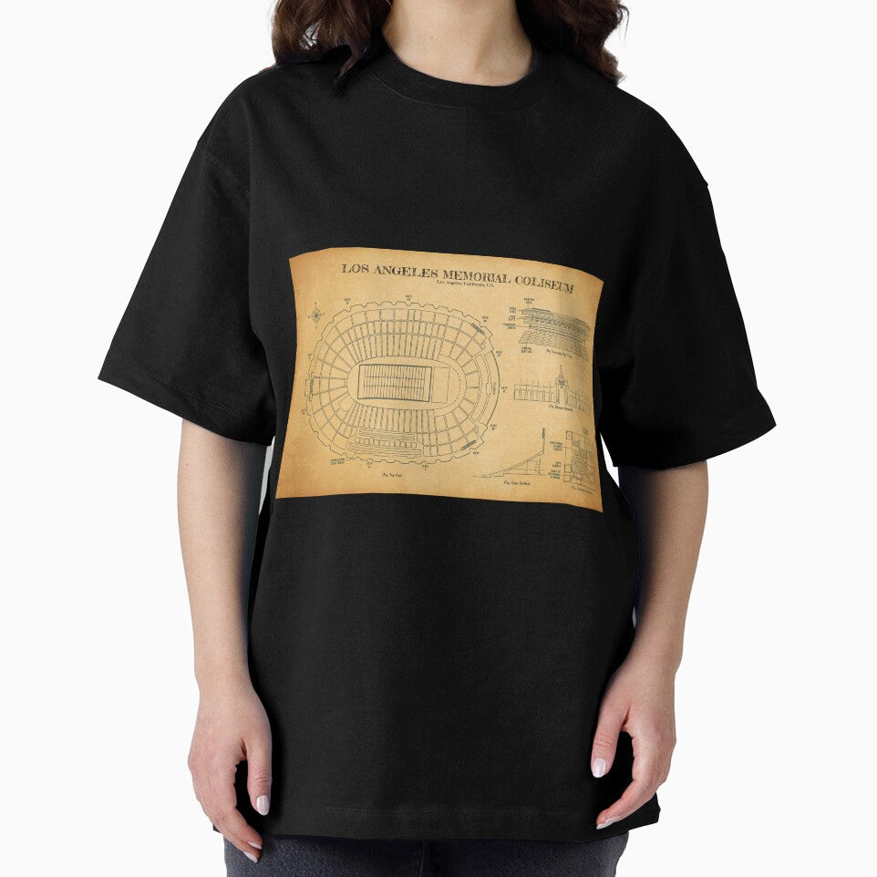 Los Angeles Memorial Coliseum (Aged Parchment) by BGALAXY