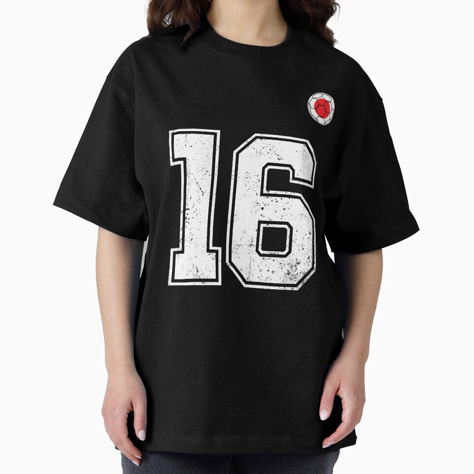 Japan Soccer Number 16 Vintage Sports Fan by LiviuGligoros
