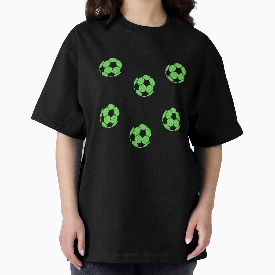 Green Preppy Glitter Soccer Ball Set Pack by wonderxwander