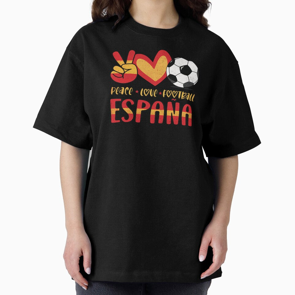 Spain Peace Love Football by Numero14
